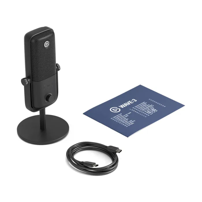 ELGATO Wave 3 MK.2 USB Condenser Microphone - Black
