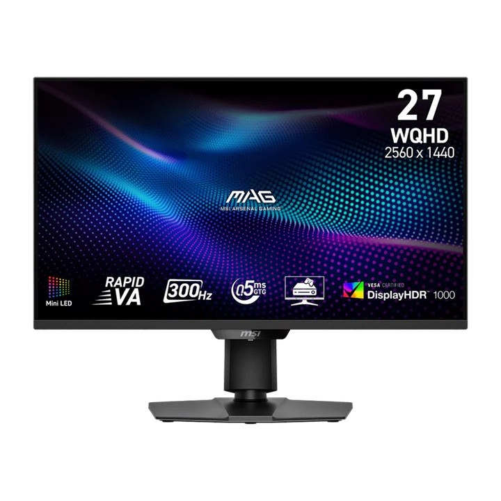 MAG 274QPF X30MV - 27 Inch WQHD 300Hz 0.5ms HDMI 2.1 Gaming Monitor - Black