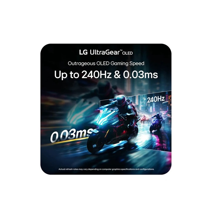 LG 45" UltraGear OLED WQHD 240Hz 0.03ms G-Sync Compatible 800R Curved Gaming Monitor with webOS