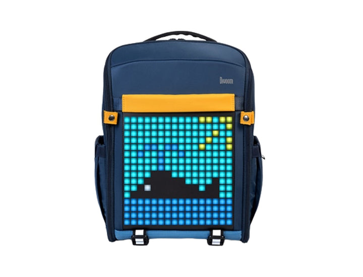 Divoom Pixel Art Backpack-S Youngsters Customizable LED Animation Display Bag With App Control - Dark Blue