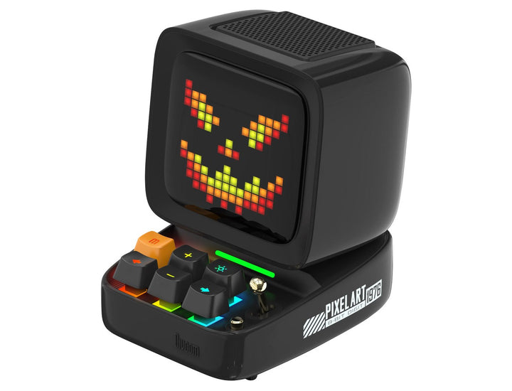 Divoom Ditoo-Pro Retro Pixel Art Bluetooth Speaker with RGB Mechanical Keyboard - Black