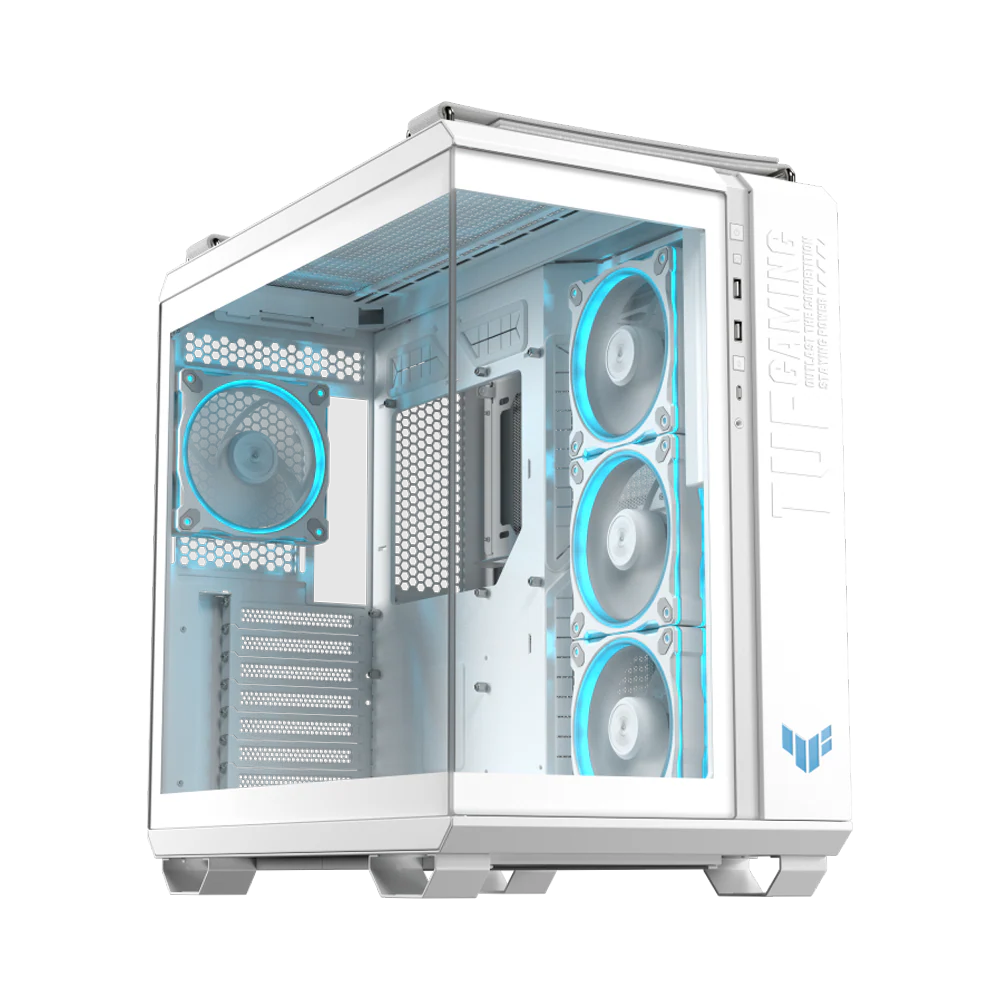 ASUS TUF Gaming GT502 Horizon Panoramic ATX Case - White