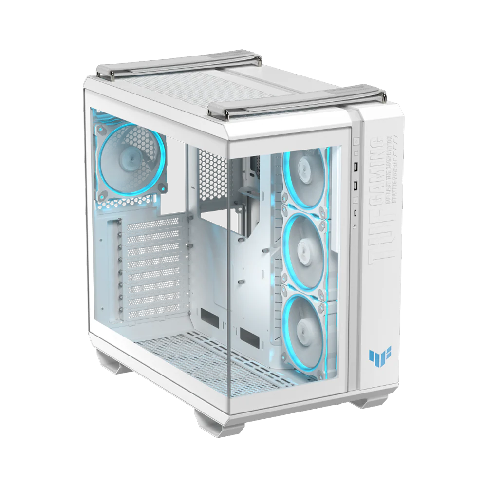 ASUS TUF Gaming GT502 Horizon Panoramic ATX Case - White