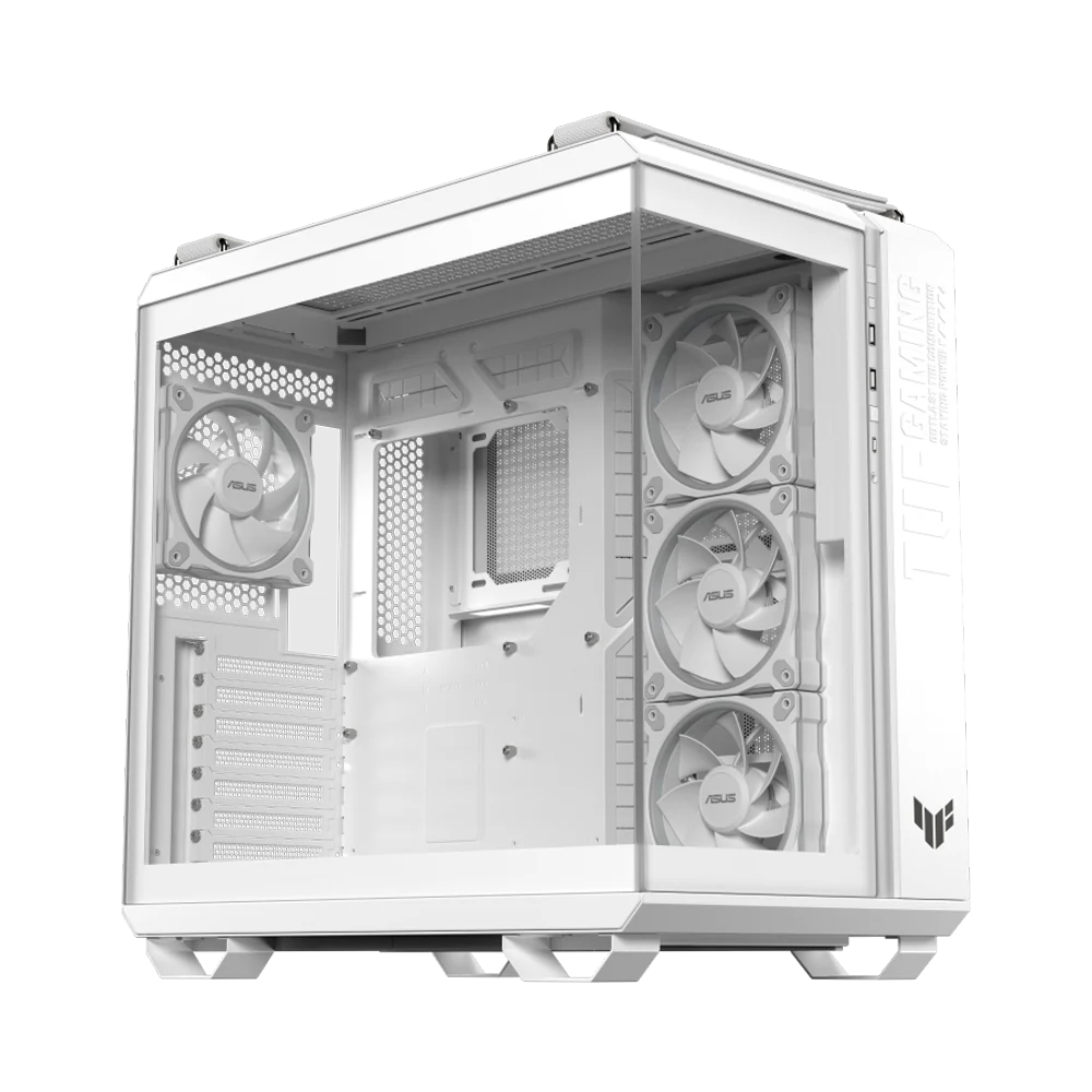 ASUS TUF Gaming GT502 Horizon Panoramic ATX Case - White