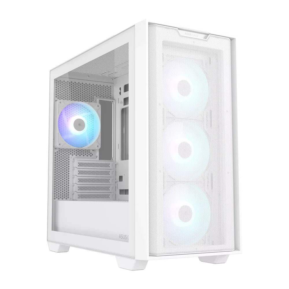 ASUS A21 PLUS TG ARGB Case - White