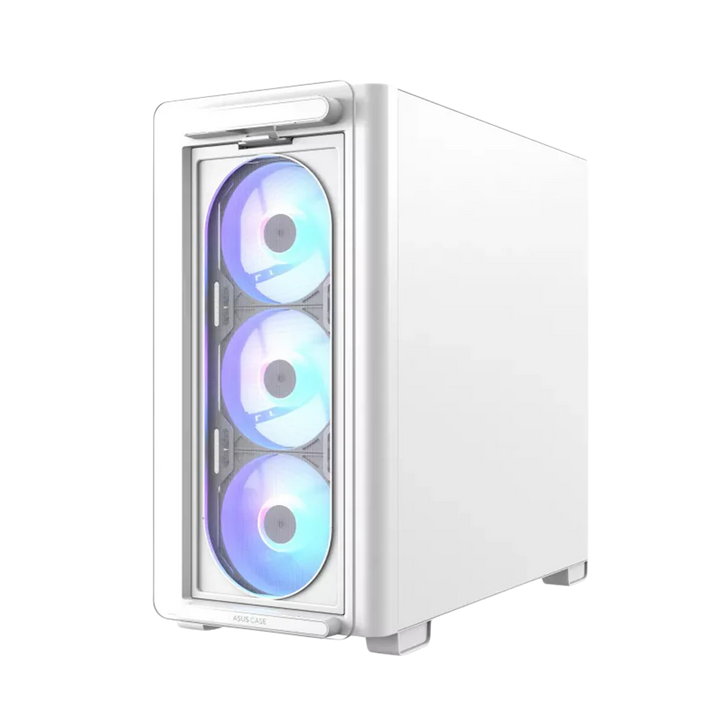 ASUS A23 Plus With 4 Fan RGB Mid Tower - White
