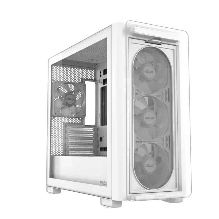 ASUS A23 Plus With 4 Fan RGB Mid Tower - White