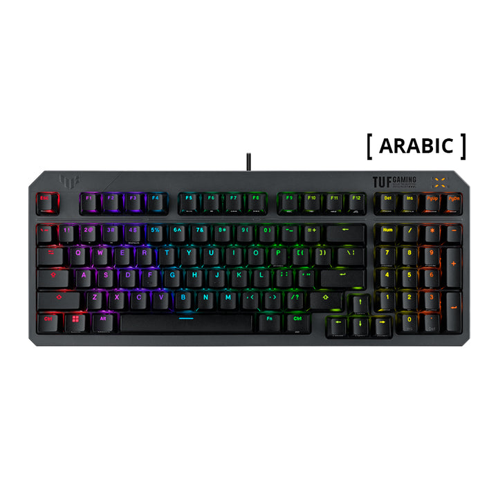 ASUS RA07 TUF GAMING K3 GEN II - RGB Optical-Mechanical Wired Gaming Keyboard - Black - AR Layout