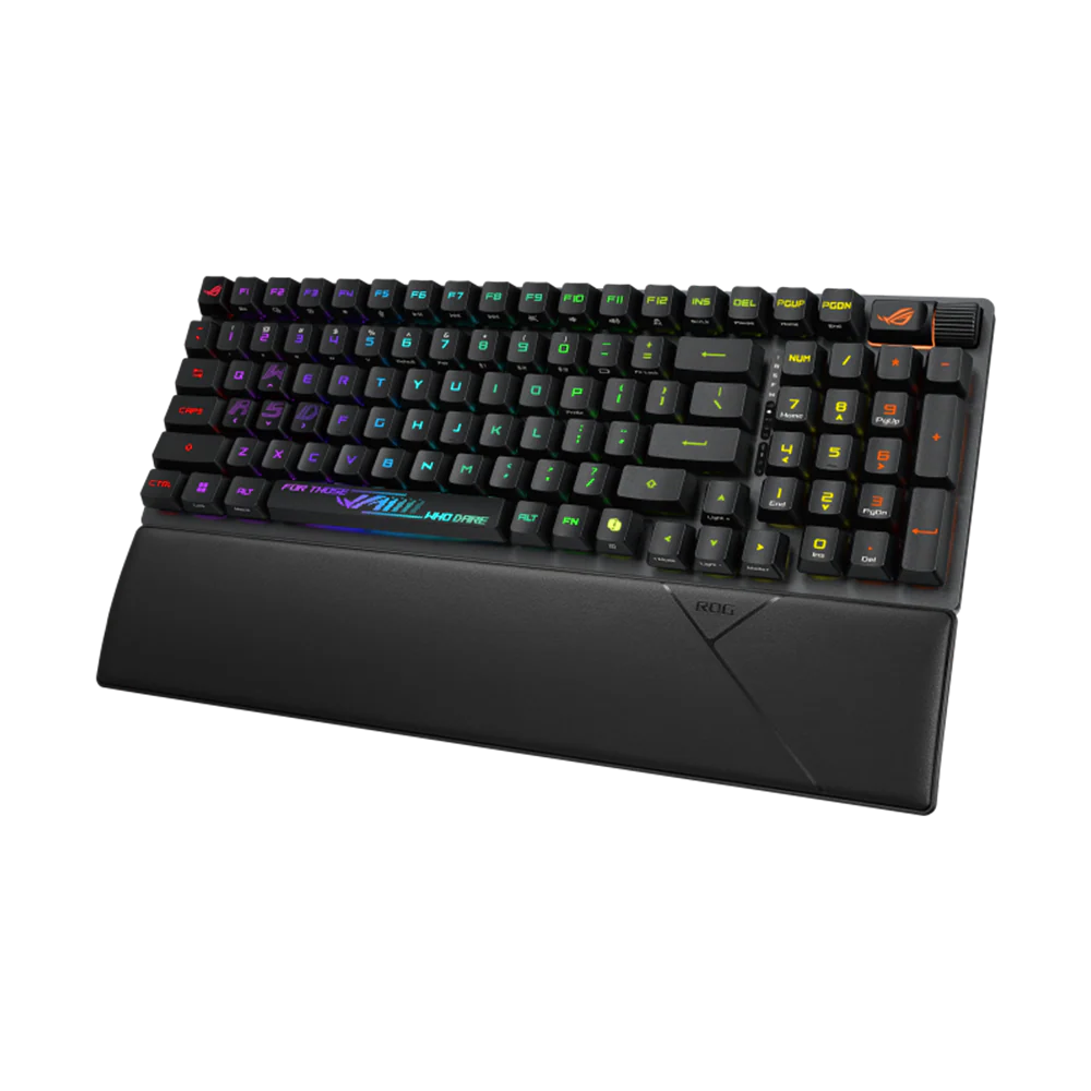 ASUS ROG Strix X902 SCOPE II 96 RX Wireless - RGB Optical Mechanical Gaming Keyboard - Black - AR Layout