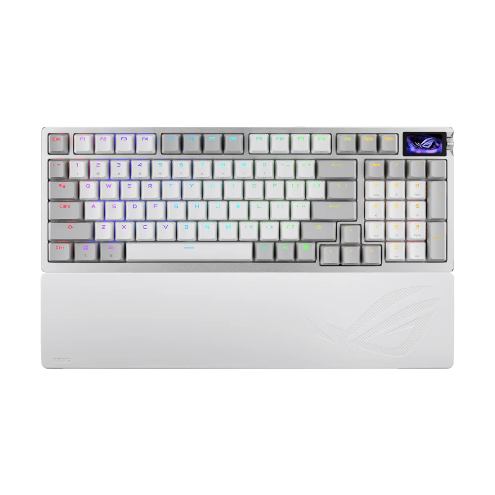 ASUS ROG AZOTH 96 HE Wireless Gaming Keyboard - White