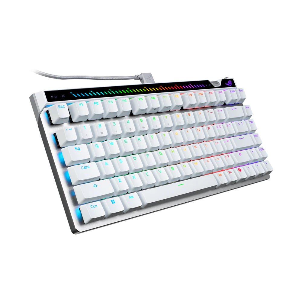 ASUS ROG FALCHION ACE 75 HE Wired Gaming Keyboard - White