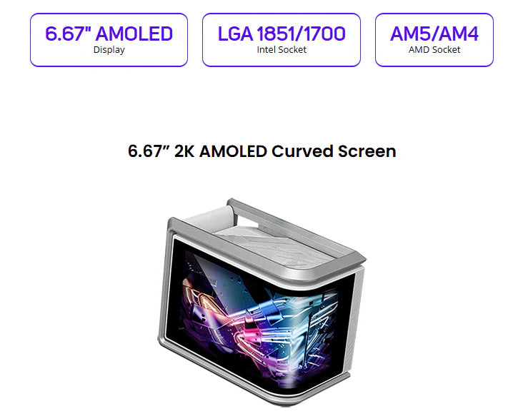 ASUS ROG RYUO IV SLC 360 ARGB AIO CPU Liquid Cooler - White