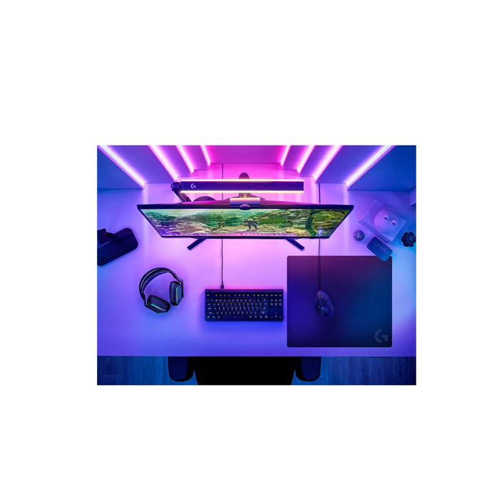 Logitech G640 Large Cloth Gaming Mouse Pad (400 x 460 x 3mm) - Black