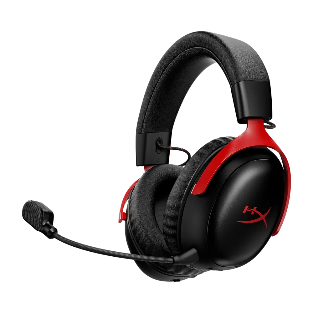 HyperX Cloud III S Wireless Gaming Headset - Black/Red