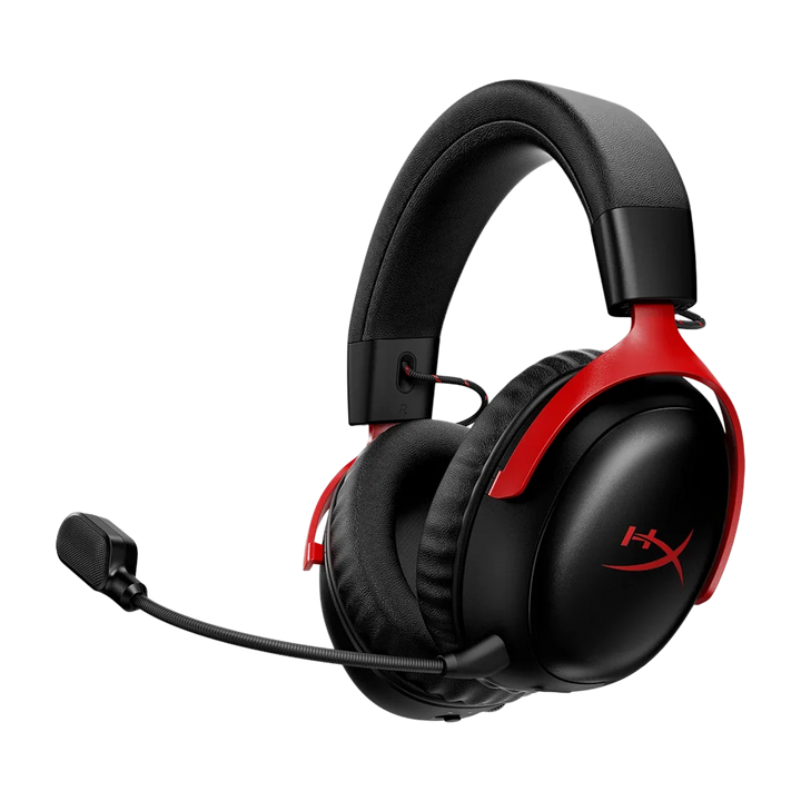 HyperX Cloud III S Wireless Gaming Headset - Black/Red