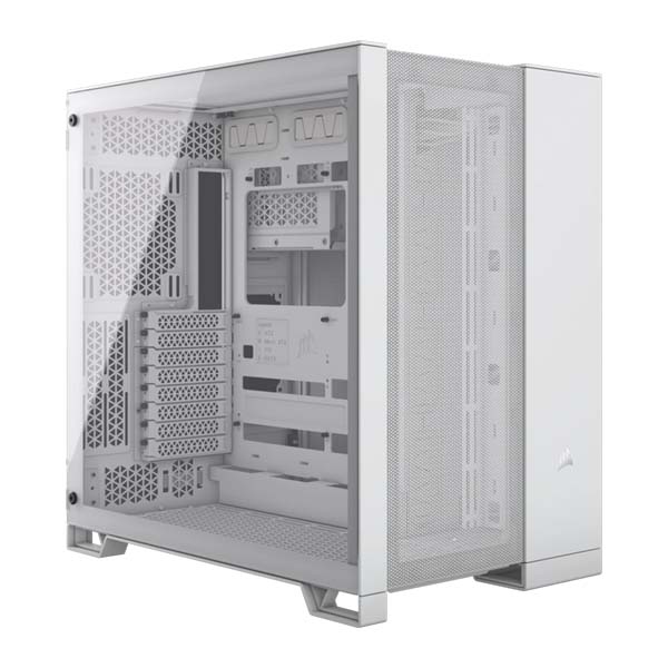 CORSAIR 6500D AIRFLOW Mid-Tower Dual Chamber PC Case - White