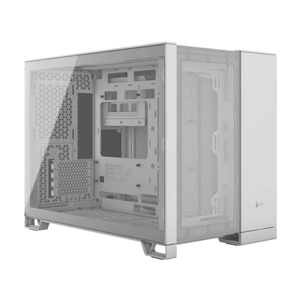 CORSAIR 2500D AIRFLOW Mid-Tower Dual Chamber PC Case - White