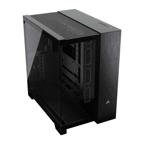 CORSAIR 6500X Mid Tower Case - Black/Obsidian Aluminum