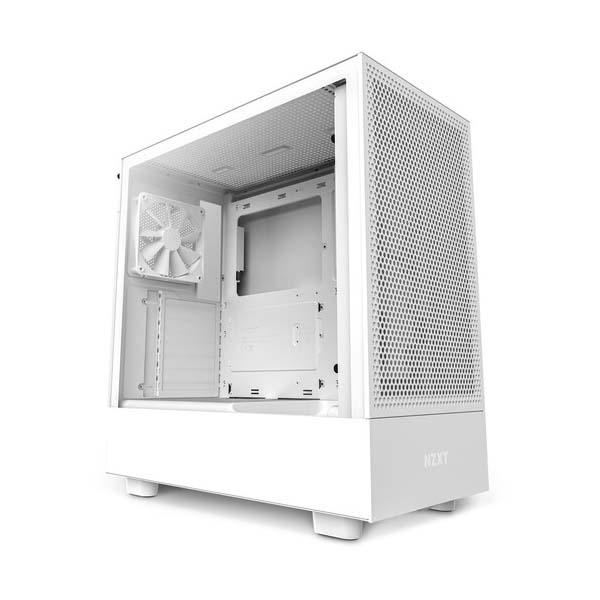 NZXT H5 Flow Edition ATX Mid Tower Case - White