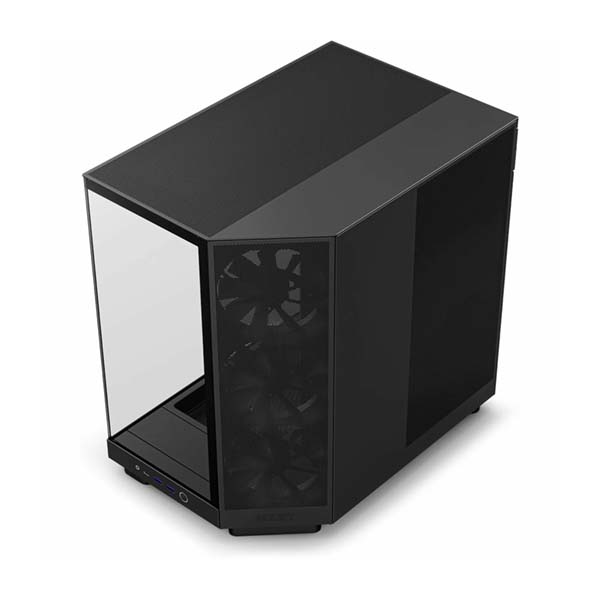 NZXT H6 Flow Compact Dual-Chamber ATX Mid Tower Case - Black