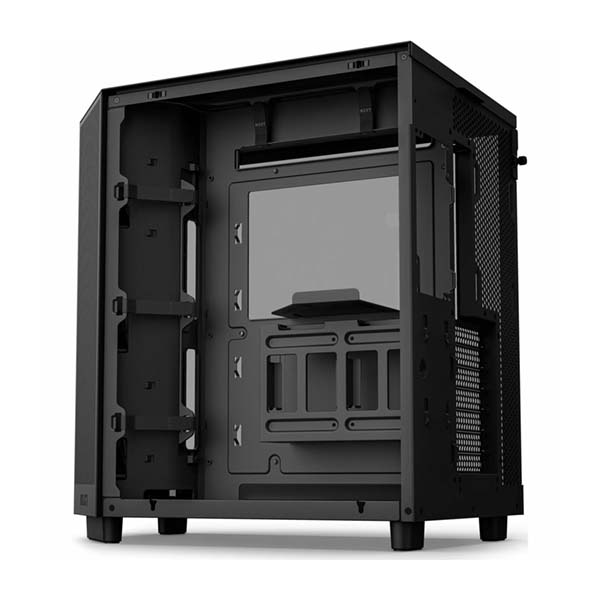 NZXT H6 Flow Compact Dual-Chamber ATX Mid Tower Case - Black