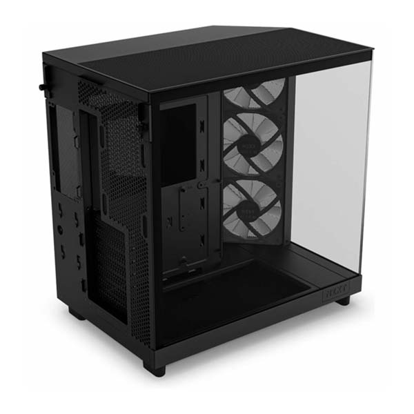 NZXT H6 Flow RGB Compact Dual-Chamber ATX Mid Tower Case - Black