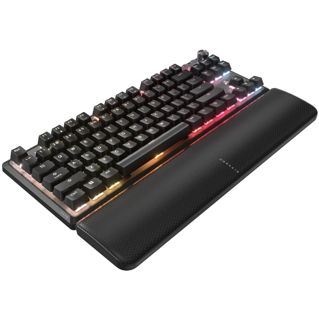 CORSAIR K70 PRO TKL- RED MGX V2 Switch Wired Gaming Keyboard with Rapid Trigger - Black