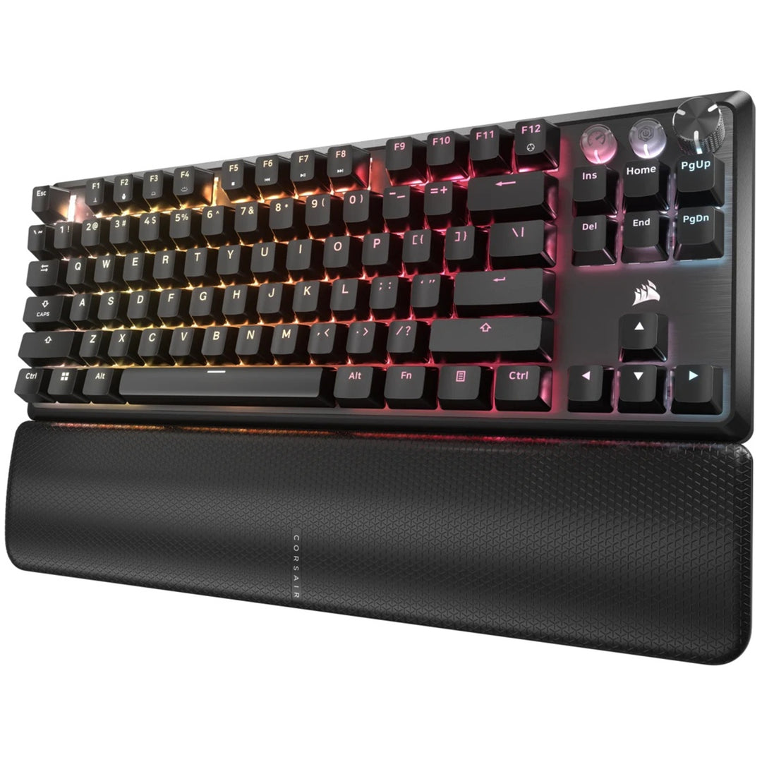 CORSAIR K70 PRO TKL- RED MGX V2 Switch Wired Gaming Keyboard with Rapid Trigger - Black