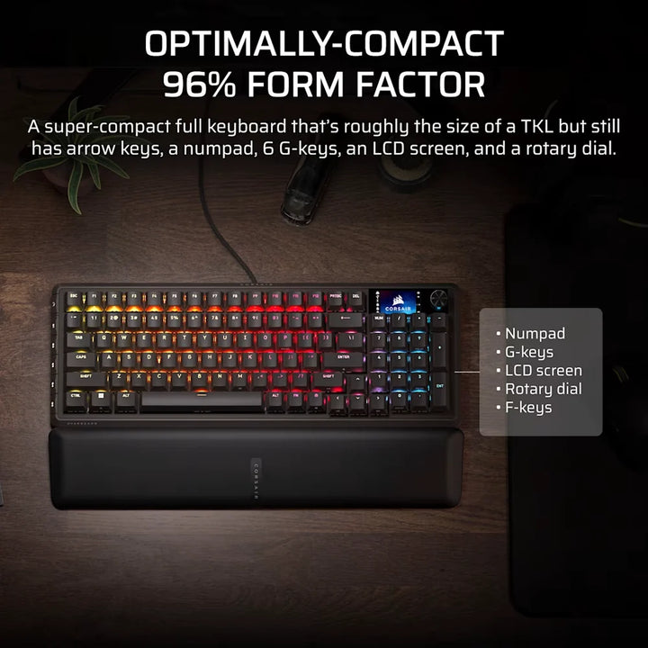 CORSAIR GALLEON 100 SD Stream Deck Integrated Wired Mechanical Keyboard - Black