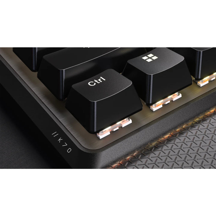 CORSAIR K70 CORE TKL - Red Switch RGB Mechanical Wireless Gaming Keyboard - Black