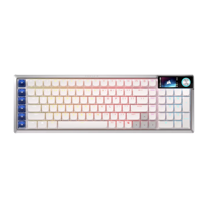 CORSAIR VANGUARD AIR 99 WIRELESS Optical Mechanical Gaming Keyboard - White