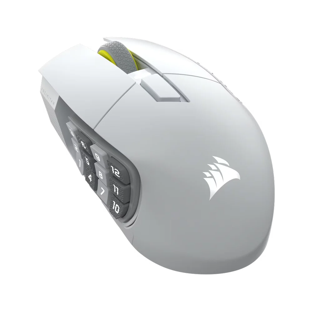 CORSAIR SCIMITAR Elite Wireless SE MMO Gaming Mouse - White