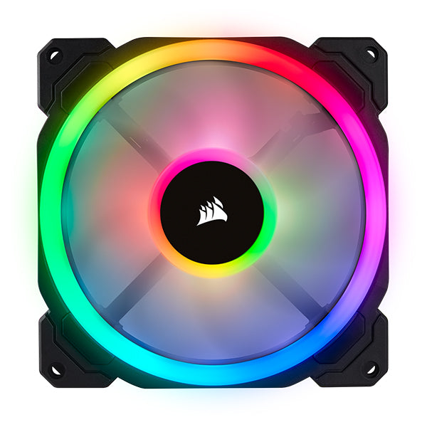 Corsair LL140 RGB 140mm Dual Light Loop RGB LED PWM Fan - Dual Pack