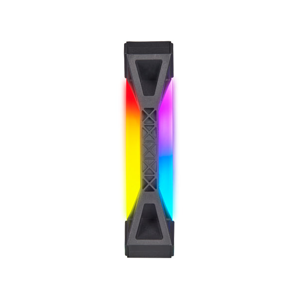 Corsair iCUE QL120 RGB 120mm PWM Triple Fan with Lighting Node CORE