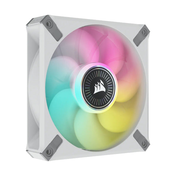 Corsair iCUE ML120 RGB ELITE Premium 120mm PWM Magnetic Levitation Fan - White Single Pack