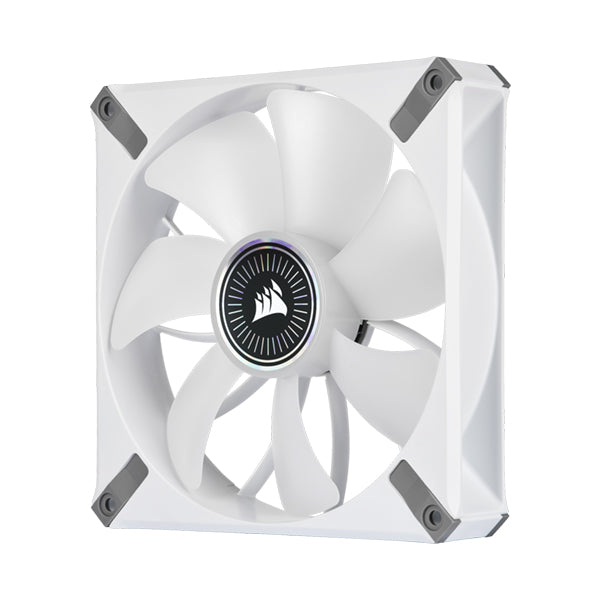 Corsair iCUE ML140 RGB ELITE Premium 140mm PWM Magnetic Levitation Fan - White Single Pack