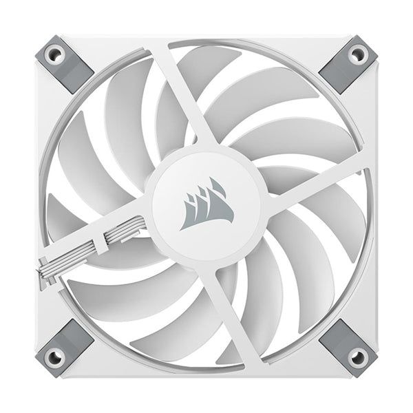 CORSAIR AF120 SLIM Fluid Dynamic Bearing Fan Single Pack - White