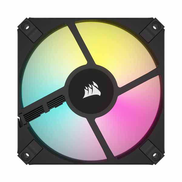 Corsair iCUE AF120 RGB SLIM 120mm PWM Twin Fan Pack - Black