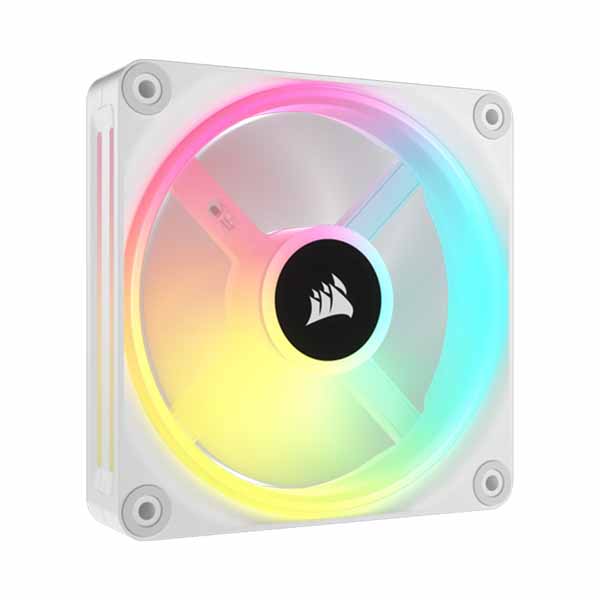 Corsair iCUE LINK QX120 RGB 120mm PWM PC Fan Expansion Kit - White