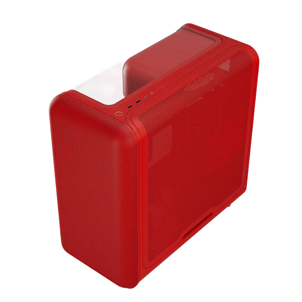 HYTE X50 ATX Case with Tempered Glass Side Panel Wild Cherry