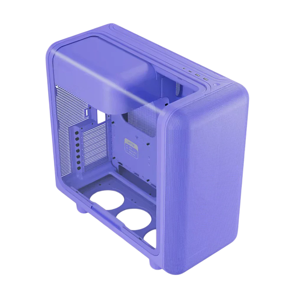 HYTE X50 ATX Case with Tempered Glass Side Panel Taro Milk