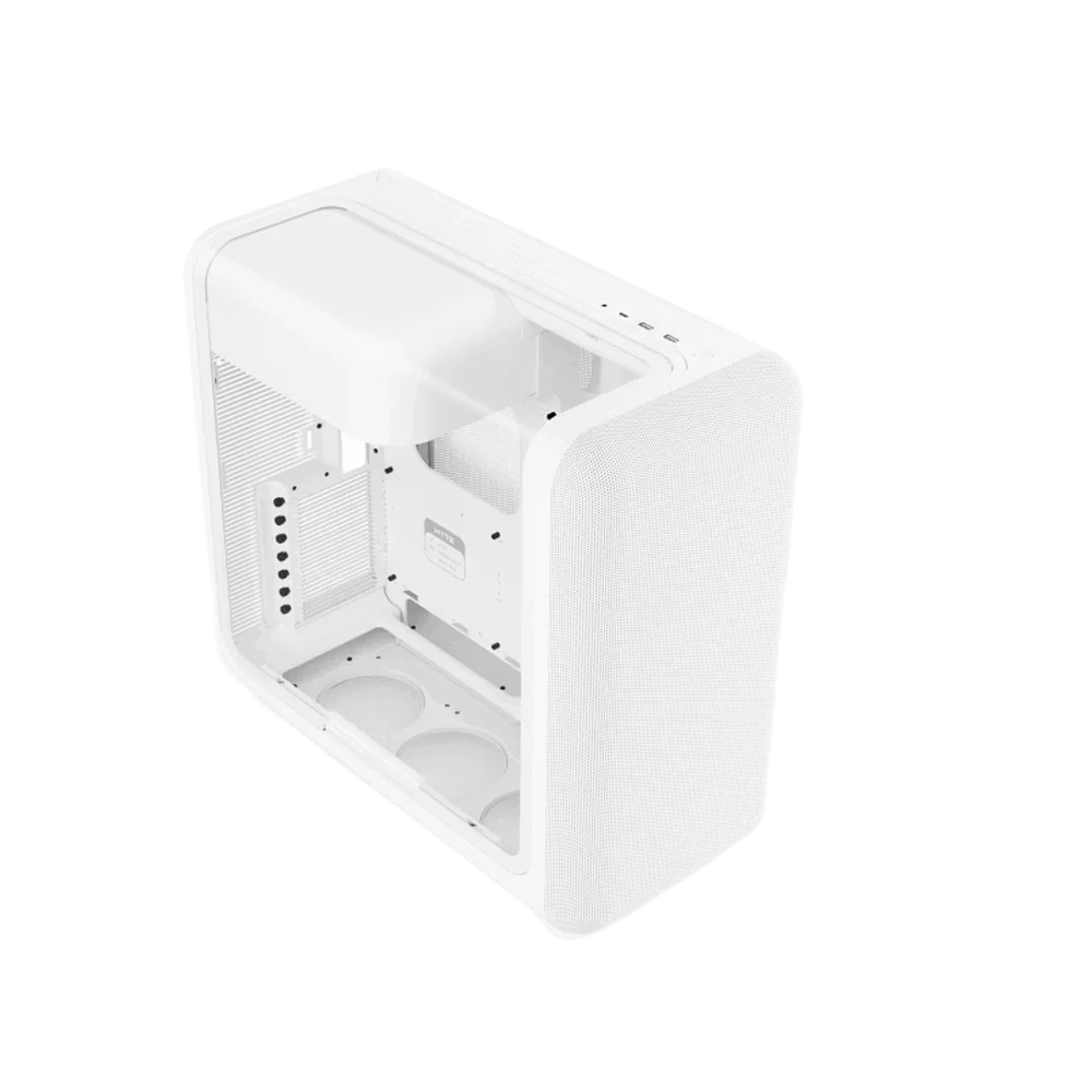 HYTE X50 ATX Case with Tempered Glass Side Panel Snow White