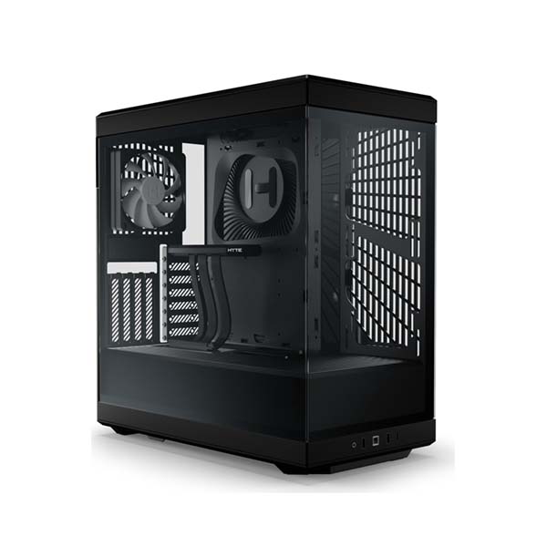 HYTE Y40 - ATX Mid Tower Case with Pre-installed 2x120mm Fans - Black