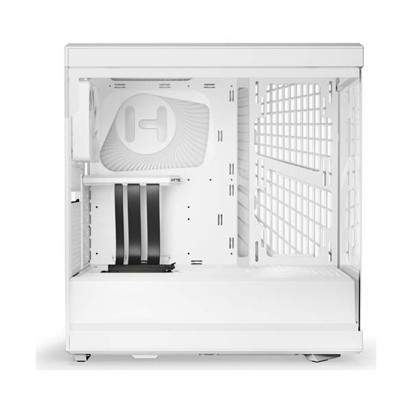 HYTE Y40 - ATX Mid Tower Case with Pre-installed 2x120mm Fans - Show White