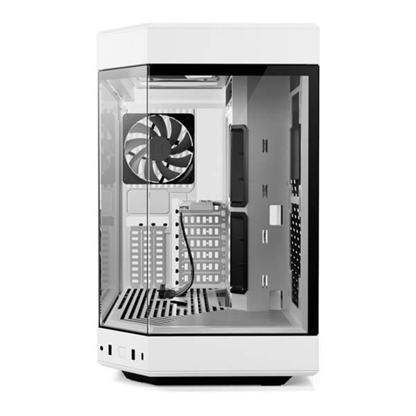 HYTE Y60 ATX Mid-Tower Case with Pre-installed 3x120mm Fans - White