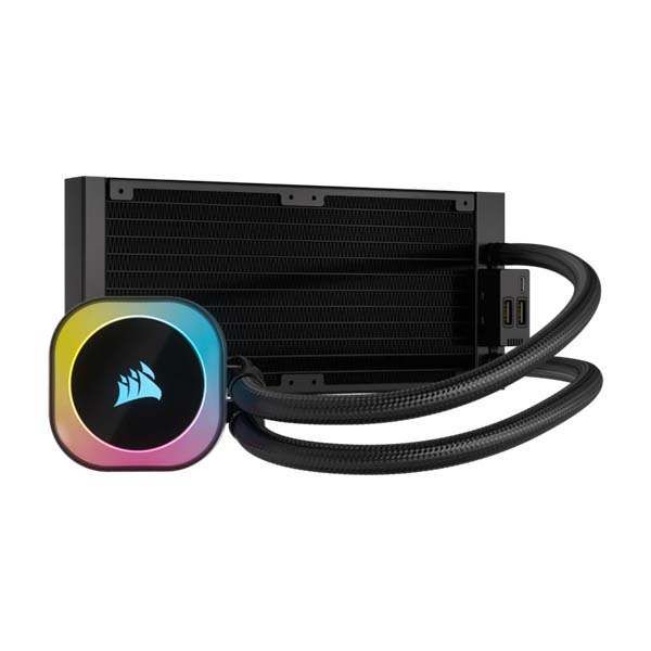 Corsair iCUE LINK H100i RGB 240mm AIO Liquid CPU Cooler - Black