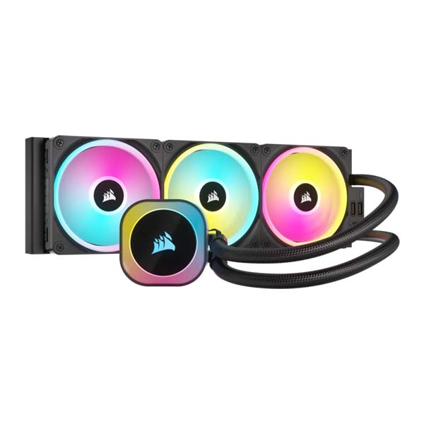 CORSAIR iCUE LINK H150i RGB - 360mm AIO CPU Liquid Cooler - Black