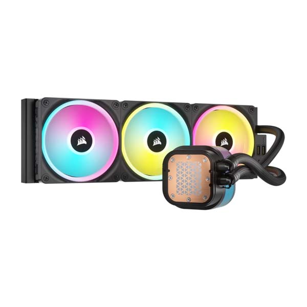 CORSAIR iCUE LINK H150i RGB - 360mm AIO CPU Liquid Cooler - Black