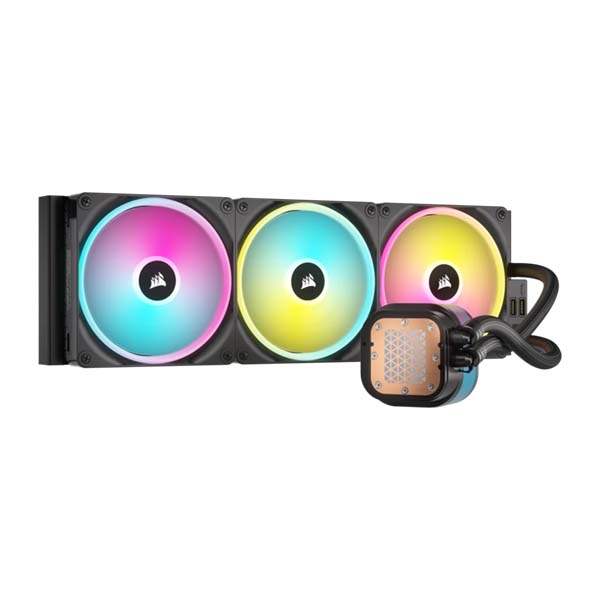 Corsair iCUE LINK H170i RGB 420mm AIO Liquid CPU Cooler - Black