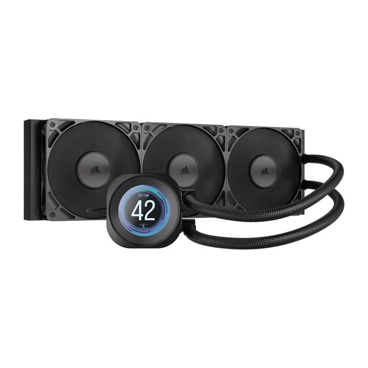 CORSAIR NAUTILUS 360 RS LCD Liquid CPU Cooler - Black